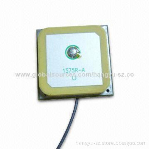18 x 18mm GPS Passive with Built-in Antenna, 5dBi, 1.13, 50mm Thickness and IPEX Connector